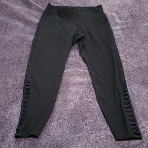 High-Waisted Balance Ladder-Hem Leggings